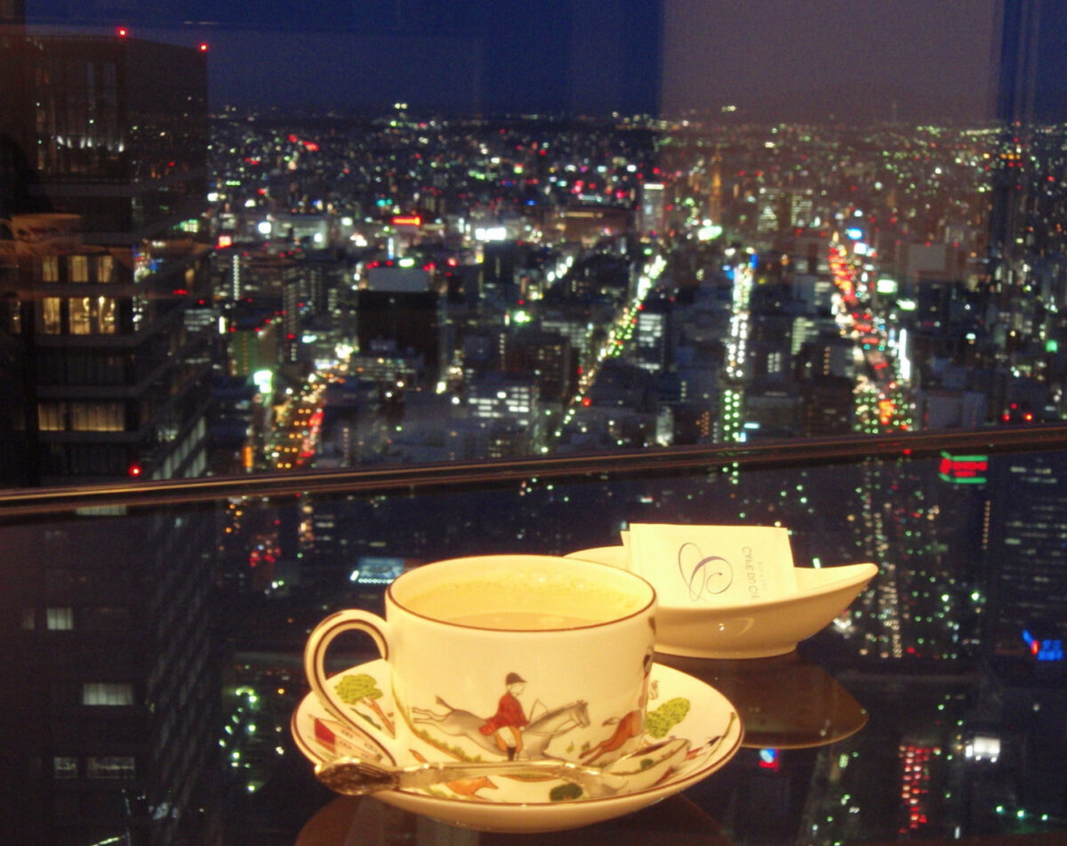 カフェドシエルの夜景