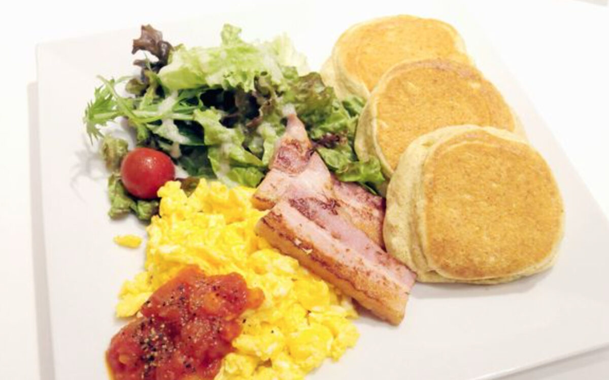 幸せのパンケーキ　食事系パンケーキ