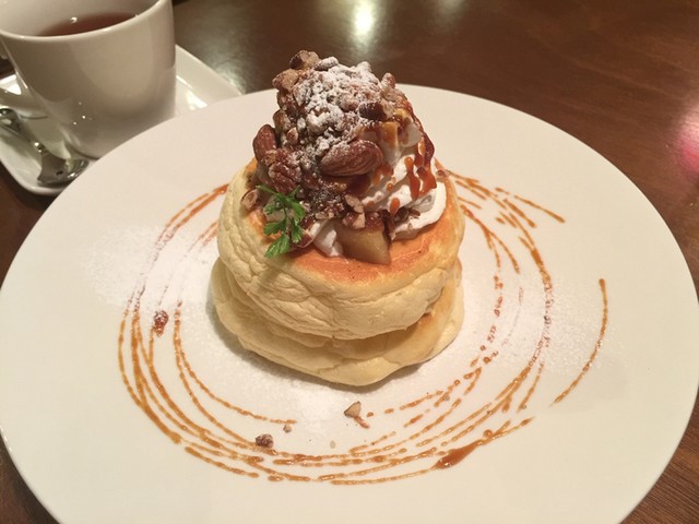 イーズカフェのパンケーキ