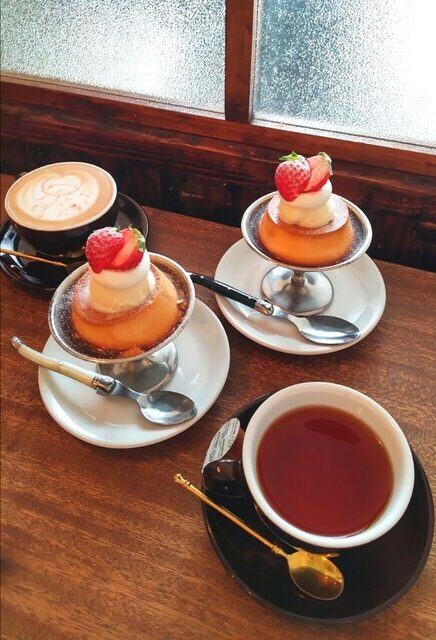 カフェウワイトのプリン