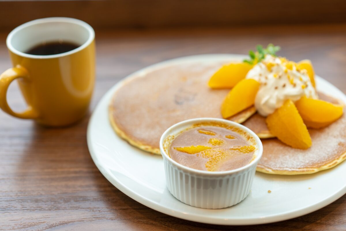 スイーツのあるカフェ