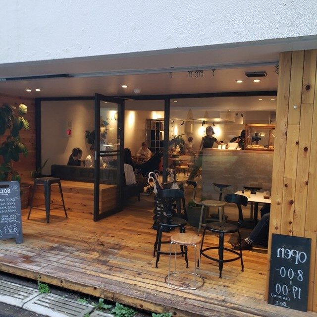 Cafe BOLTのテラス席