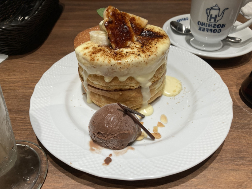 星野珈琲店のパンケーキ