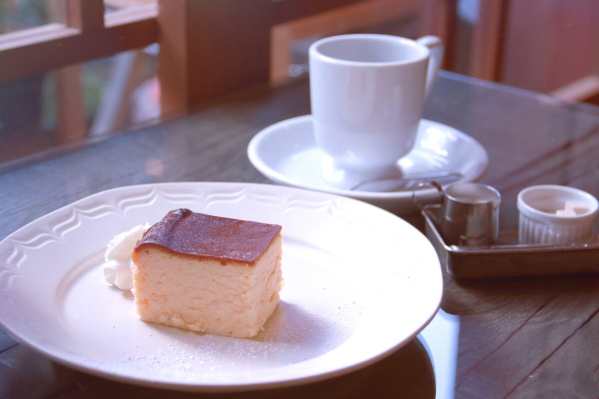 スイーツのあるカフェ