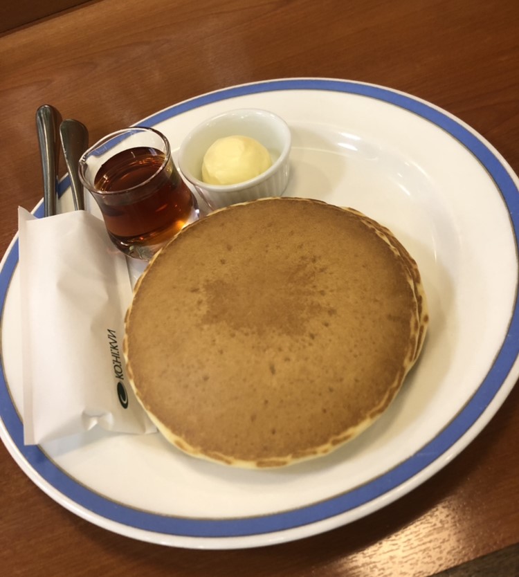 珈琲館 大山店のパンケーキ