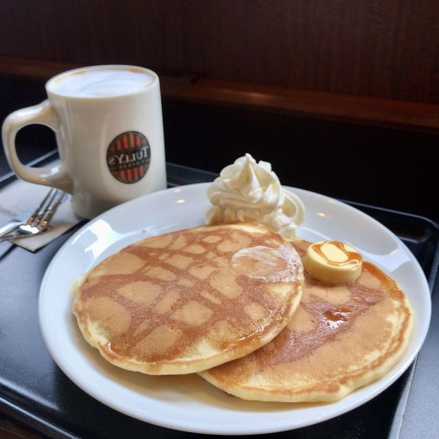 タリーズコーヒーのパンケーキ