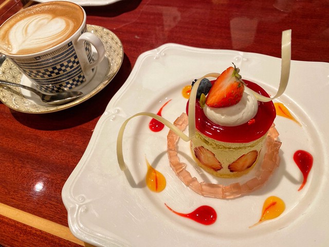 珈琲茶館集のケーキ