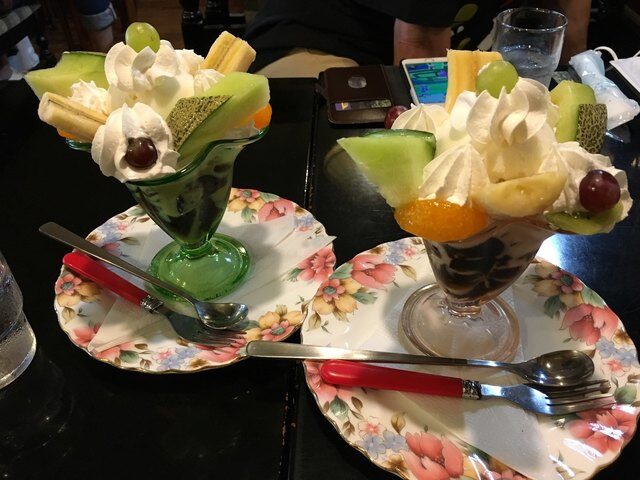 TEA HOUSE ribeのコーヒーゼリーパフェ