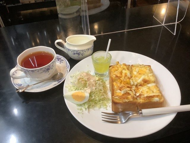 TEA HOUSE ribeのモーニング