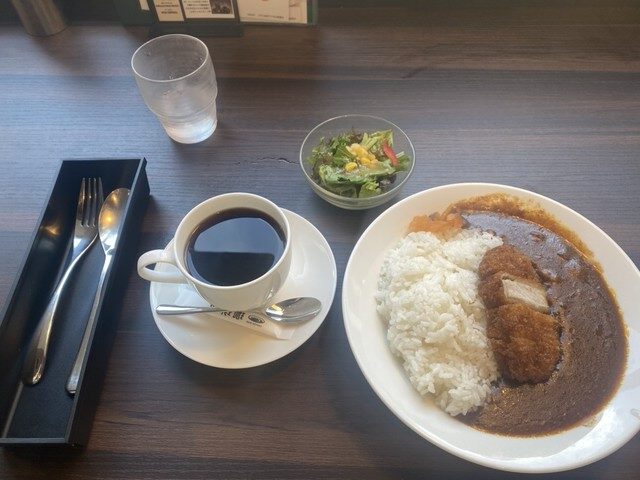 珈琲館向ヶ丘遊園店店のカツカレー