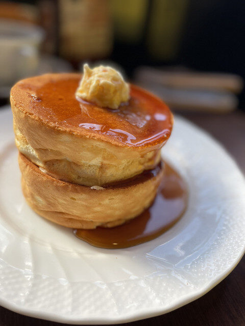 星野珈琲のホットケーキ