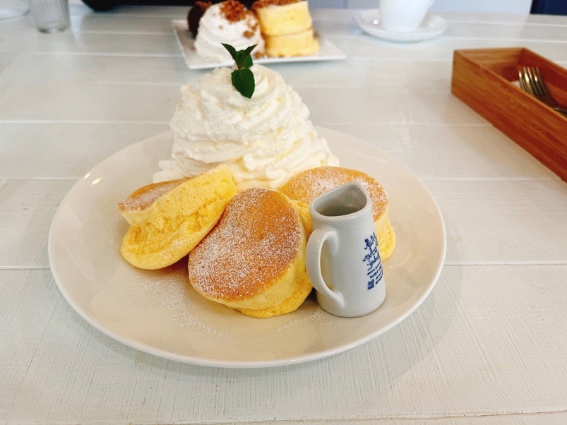 スフレパンケーキロッコの料理