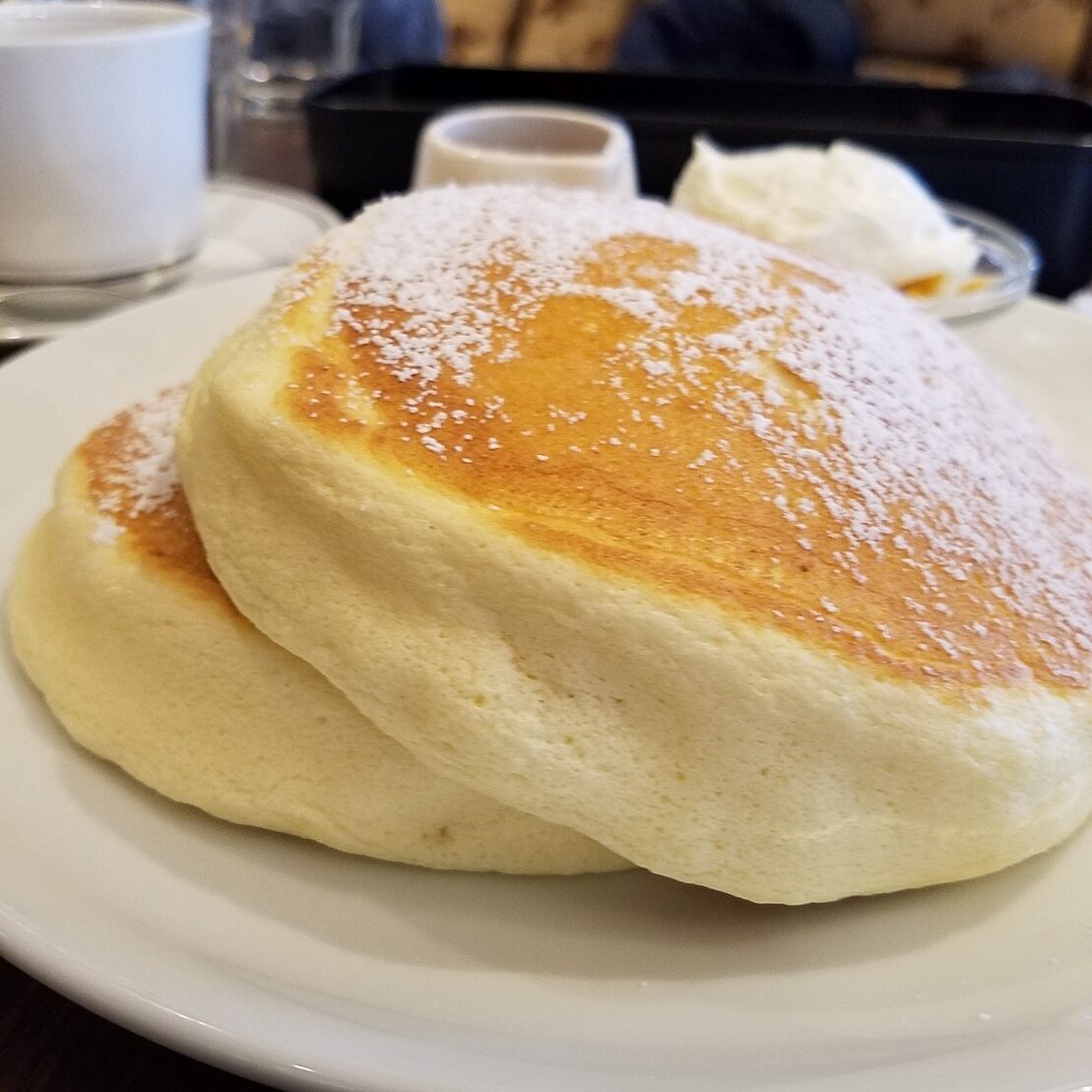 高倉町珈琲高岡店のパンケーキの写真