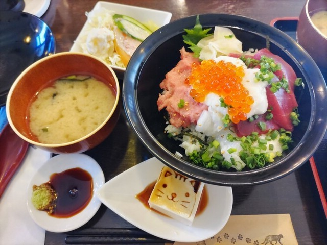 キャットベースの海鮮丼