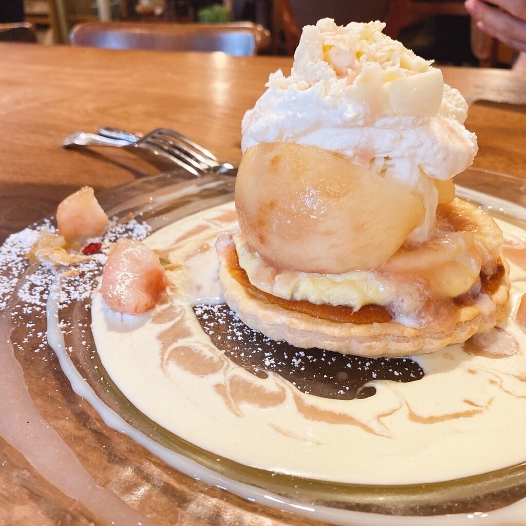 cafe zakka hinataboccoのパンケーキの写真