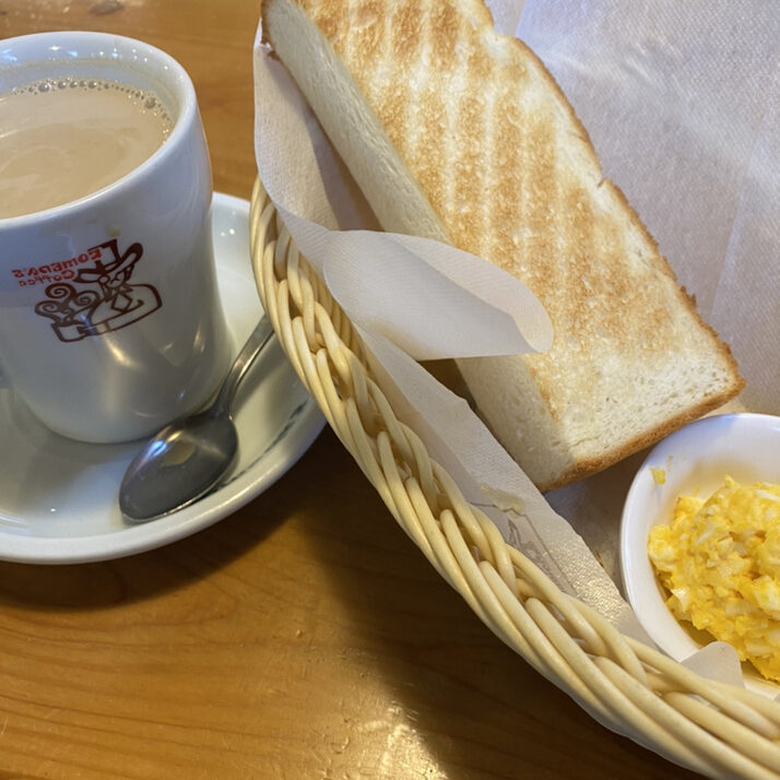 コメダ珈琲店春日井上八田店のモーニングの写真