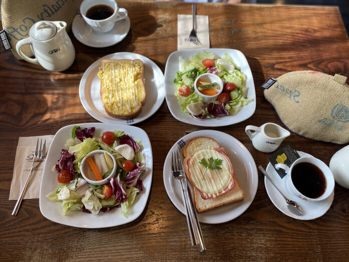 ヒロコーヒー西宮北口店のモーニングの写真