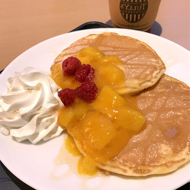 タリーズコーヒーのパンケーキ