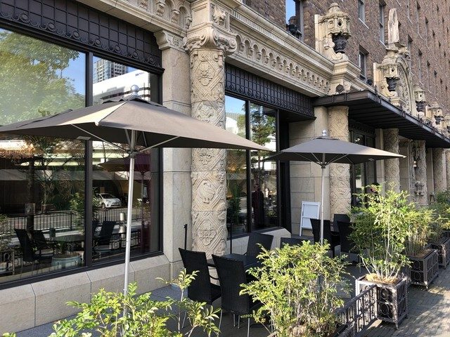 Cafe AMADEUS STORYのテラス席