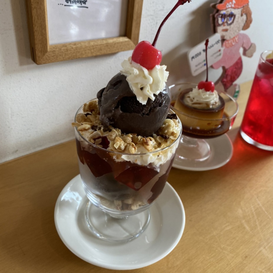 「フューチャーヒャクカフェ」のスイーツ