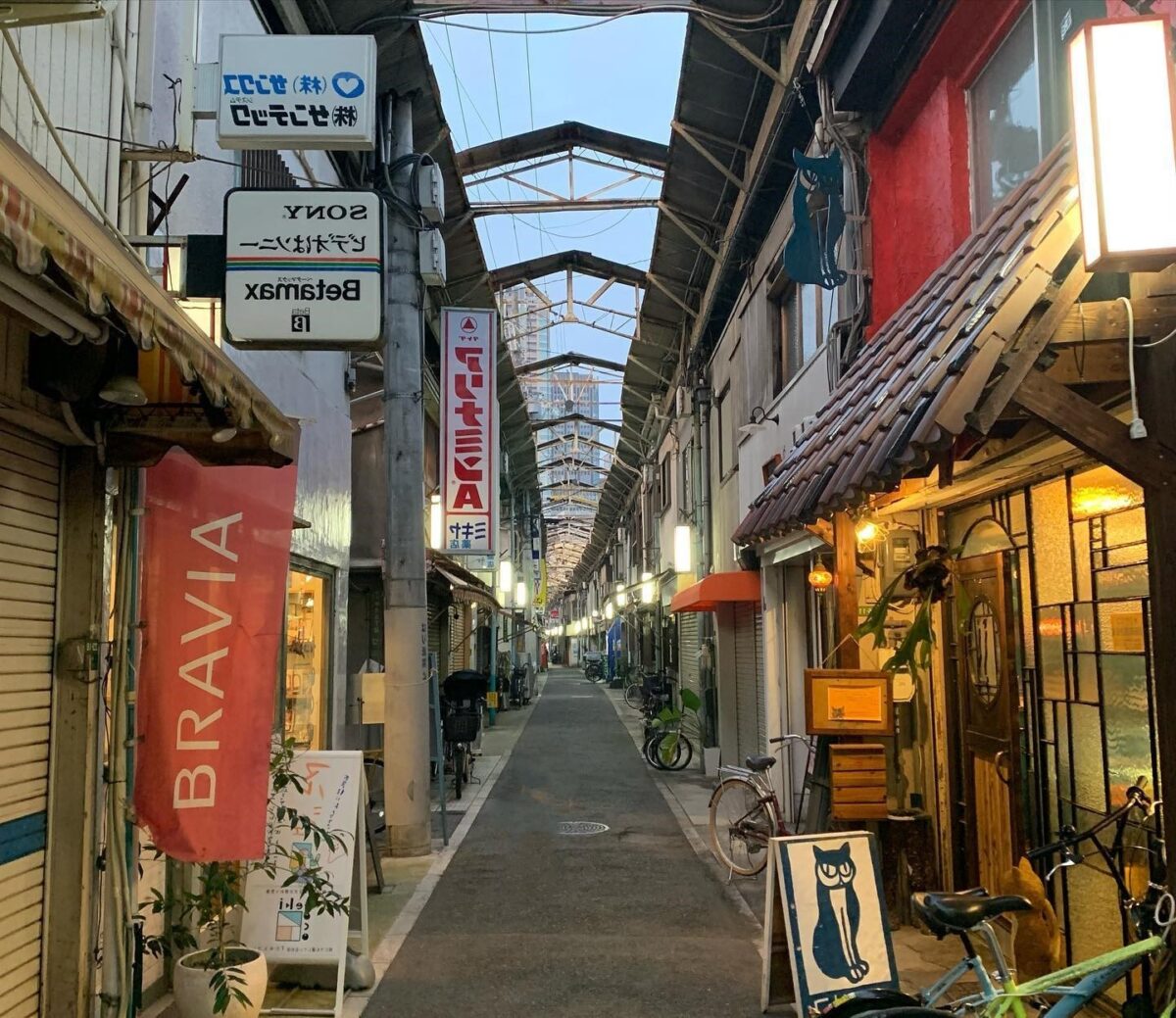 ンケリコのある商店街