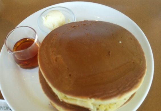 珈琲館のホットケーキ