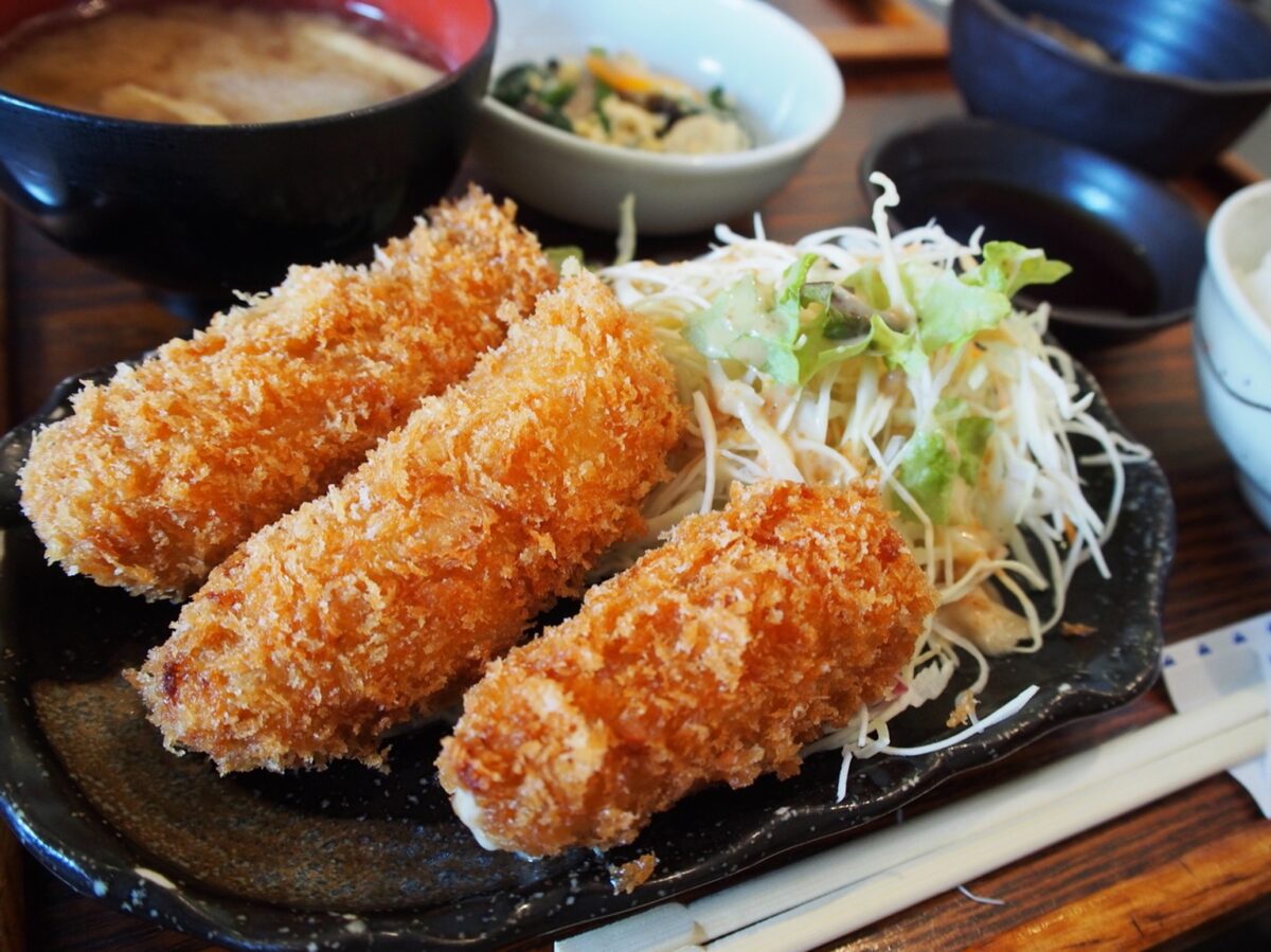 ニュースカフェのアスパラベーコン巻きランチ