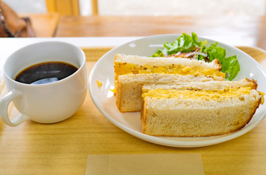 あそら食堂の玉子サンド