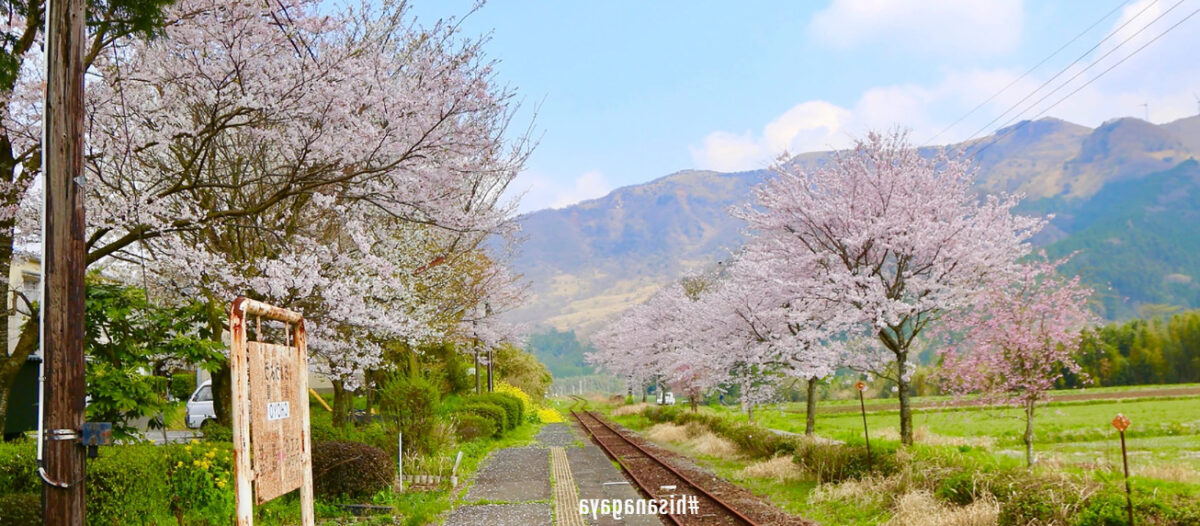 久永屋の駅のホームからの風景