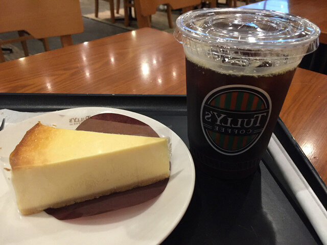 タリーズコーヒーのチーズケーキ