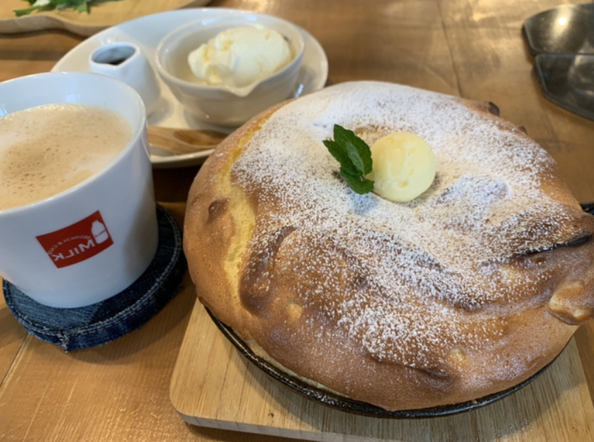 Cafemilkのパンケーキ