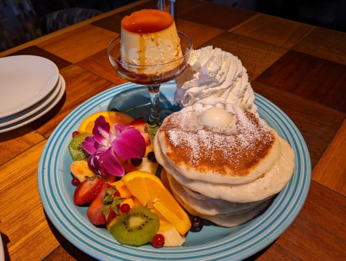 コナズ珈琲福山店のパンケーキ