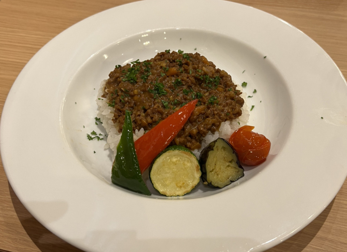 くりの実カフェのキーマカレー