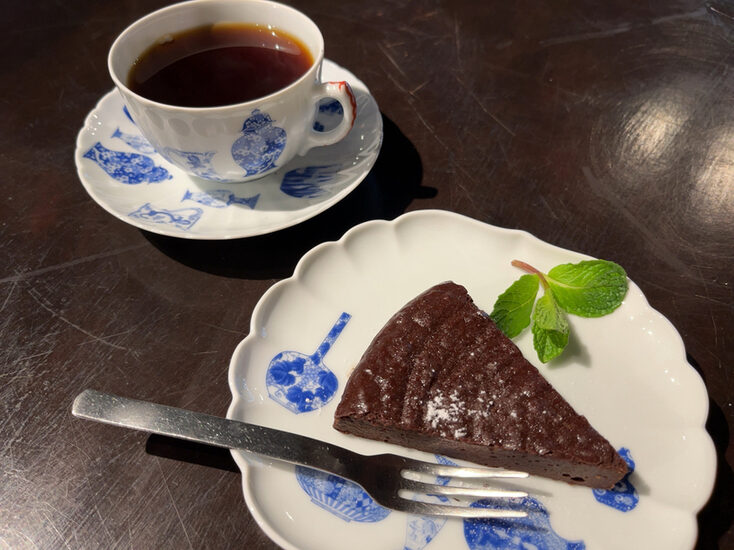 古民家カフェSORAのケーキの写真