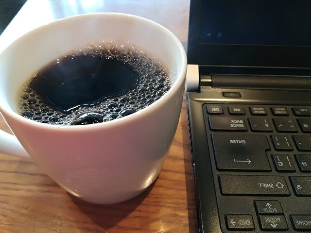 スタバのホットコーヒー