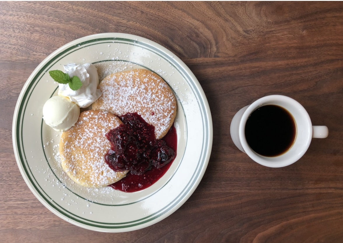 「SHIROUZU COFFEE　港店」のパンケーキ