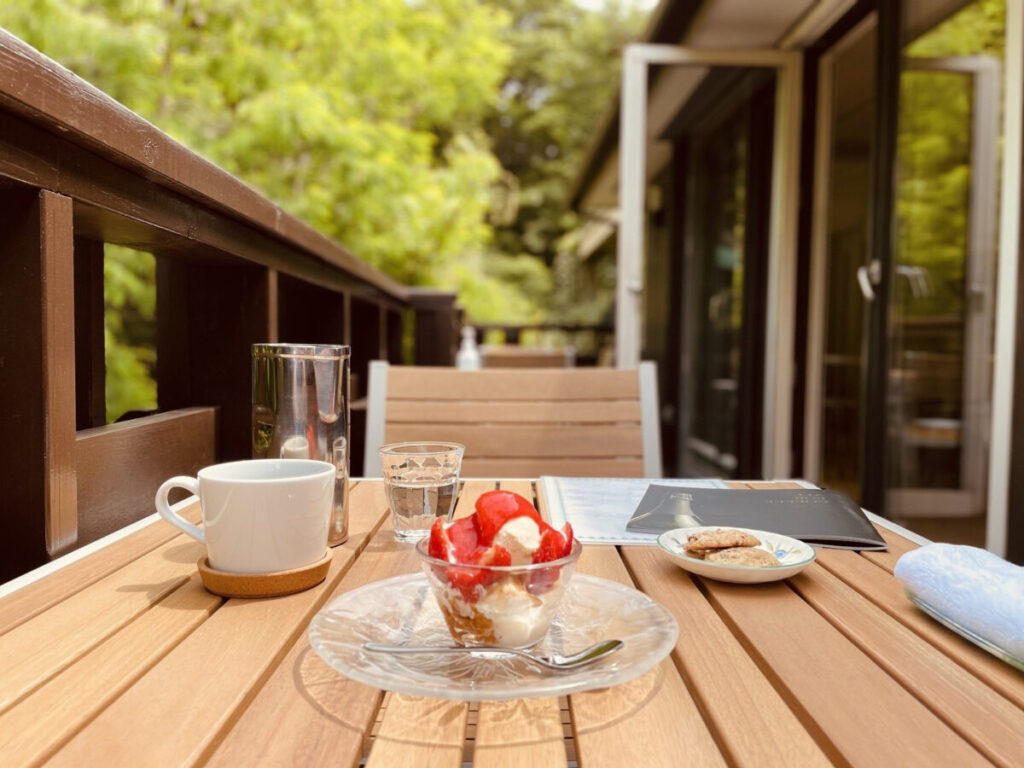 イノサンクカフエ パフェ