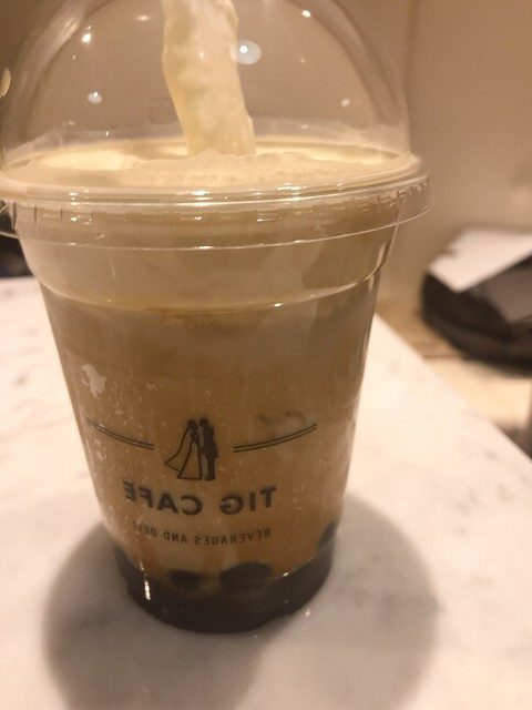 TIG CAFEのタピオカ